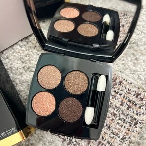 NWT Chanel  Les 4 Ombres Tweed Eyeshadow Brun Et Rose